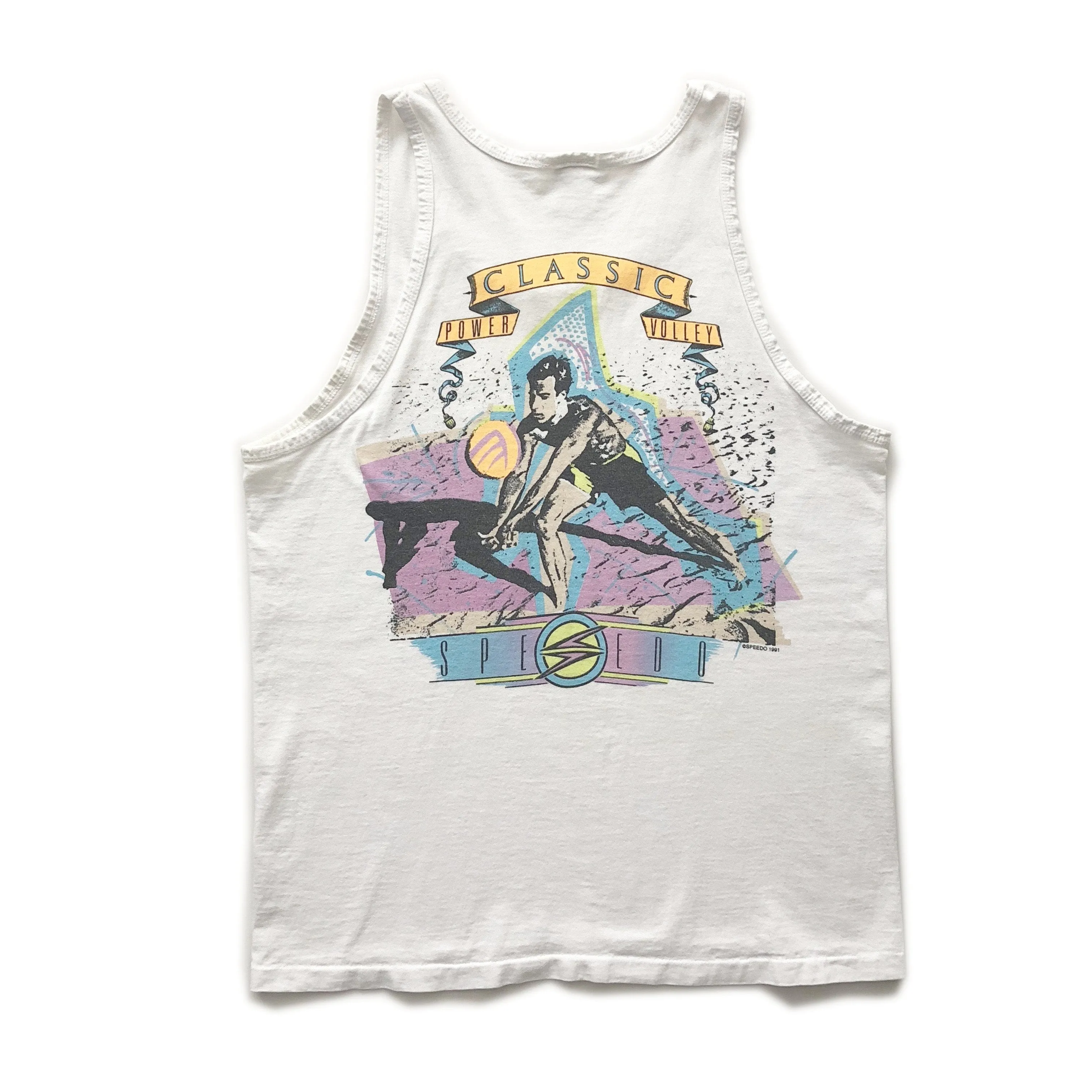 1991 Speedo Classic Volley Tank Top