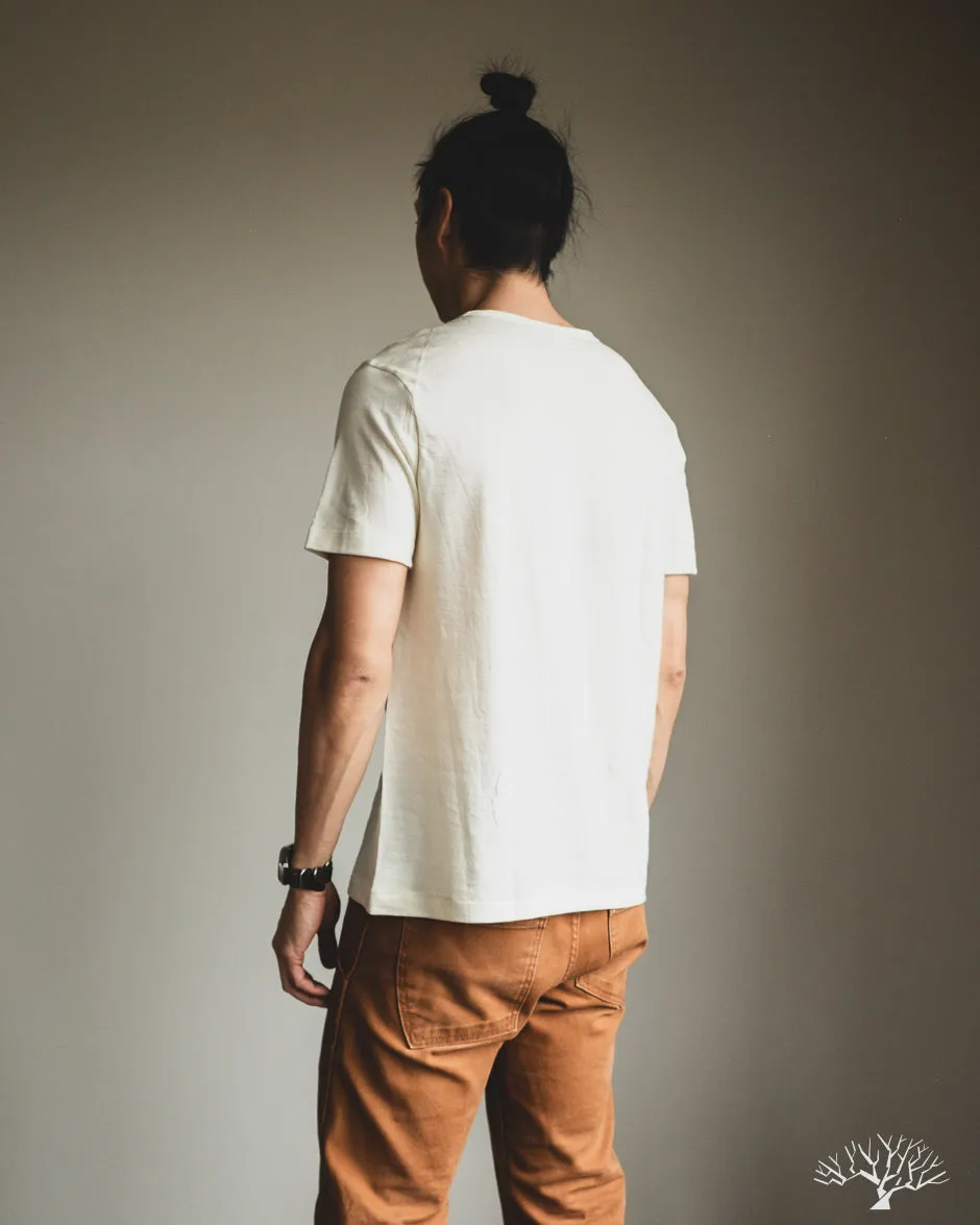 2W15 Merino Wool Crew Neck Tee - Nature