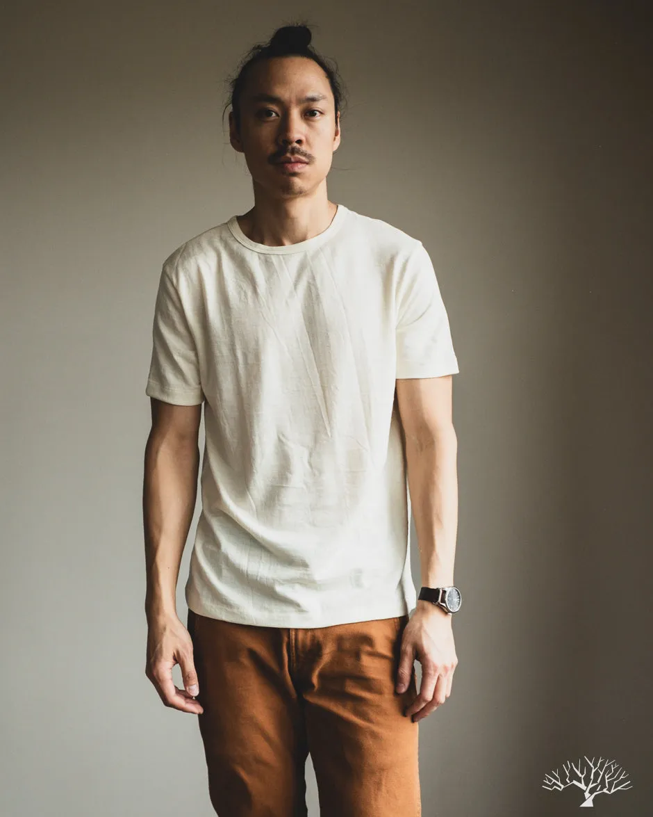 2W15 Merino Wool Crew Neck Tee - Nature