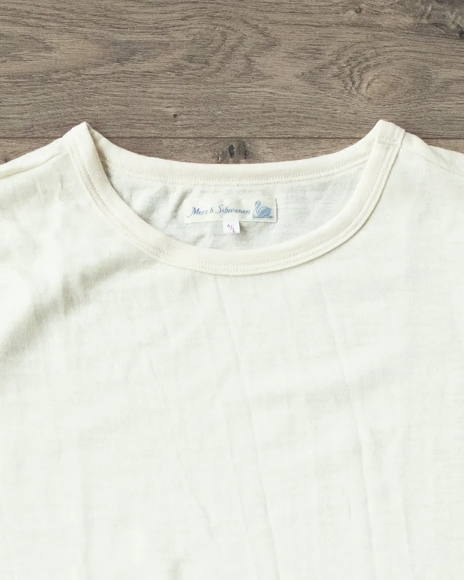 2W15 Merino Wool Crew Neck Tee - Nature