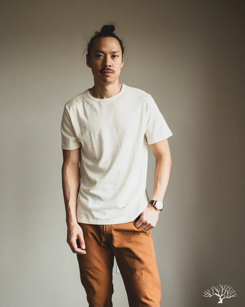 2W15 Merino Wool Crew Neck Tee - Nature