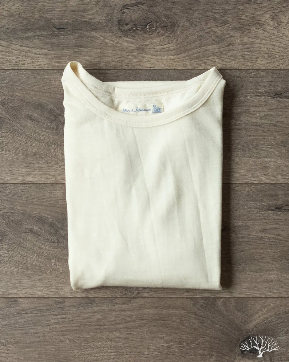 2W15 Merino Wool Crew Neck Tee - Nature