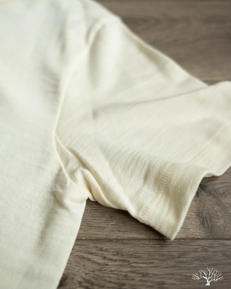 2W15 Merino Wool Crew Neck Tee - Nature