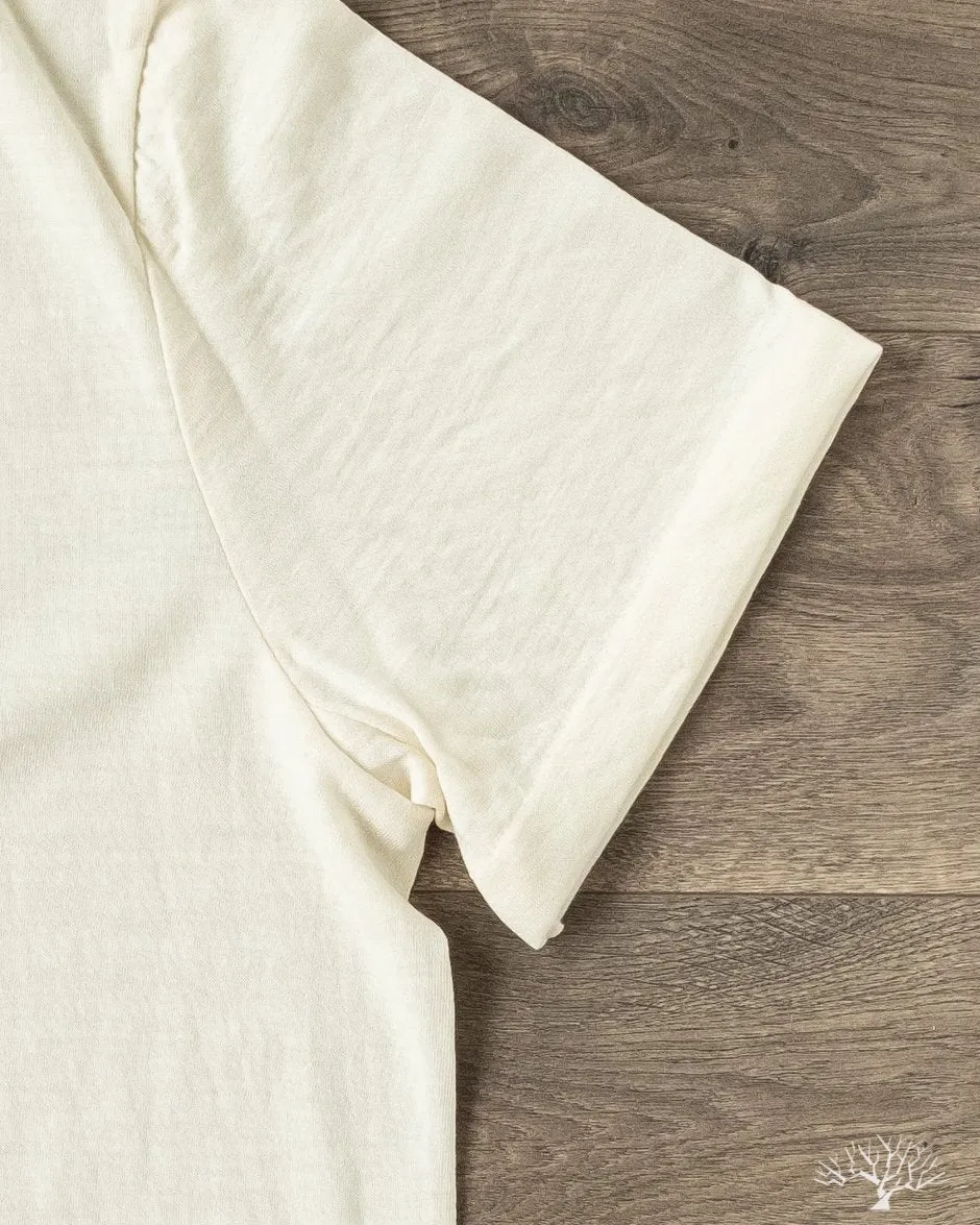 2W15 Merino Wool Crew Neck Tee - Nature