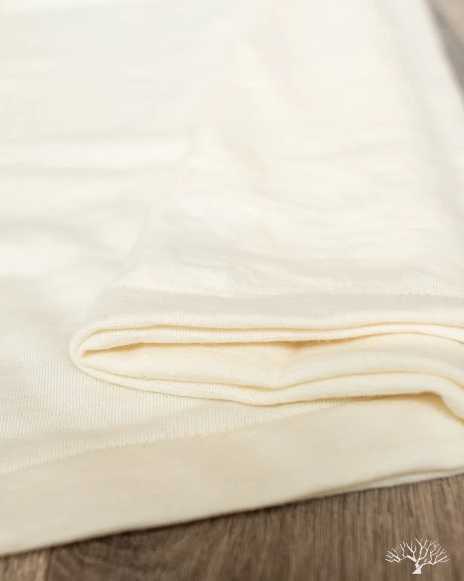 2W15 Merino Wool Crew Neck Tee - Nature