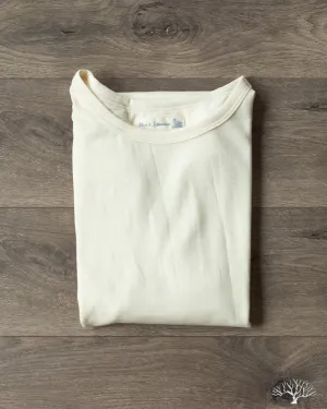 2W15 Merino Wool Crew Neck Tee - Nature