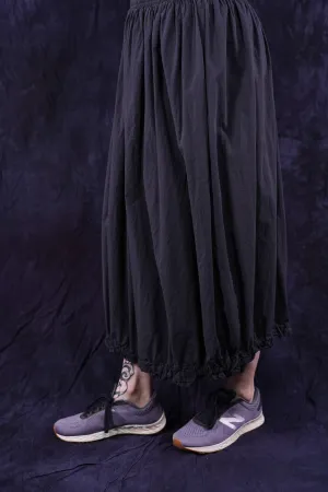 4184 Airy Lawn Skirt Black Sand