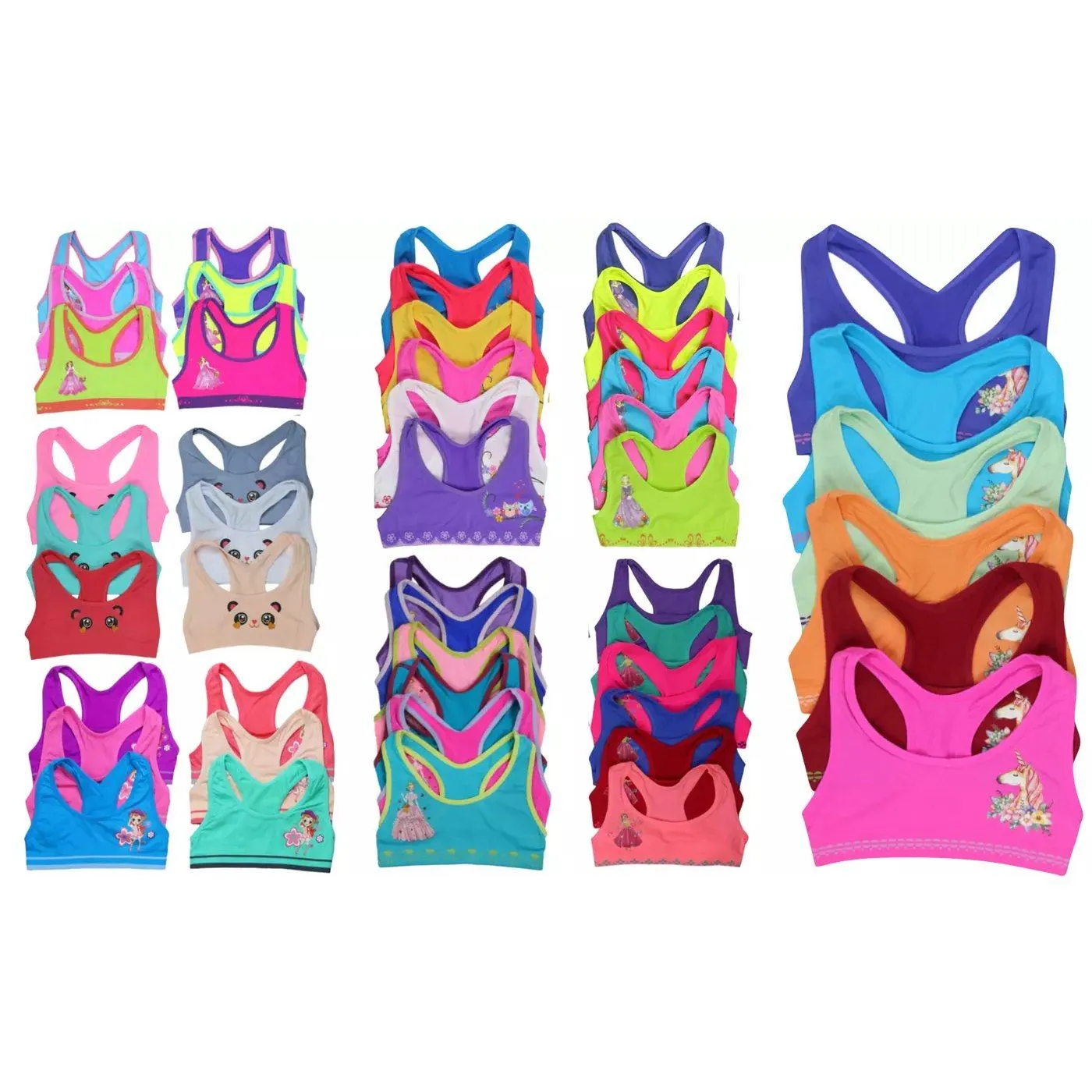 6-Pack: Mystery Kids Girls' Underwear