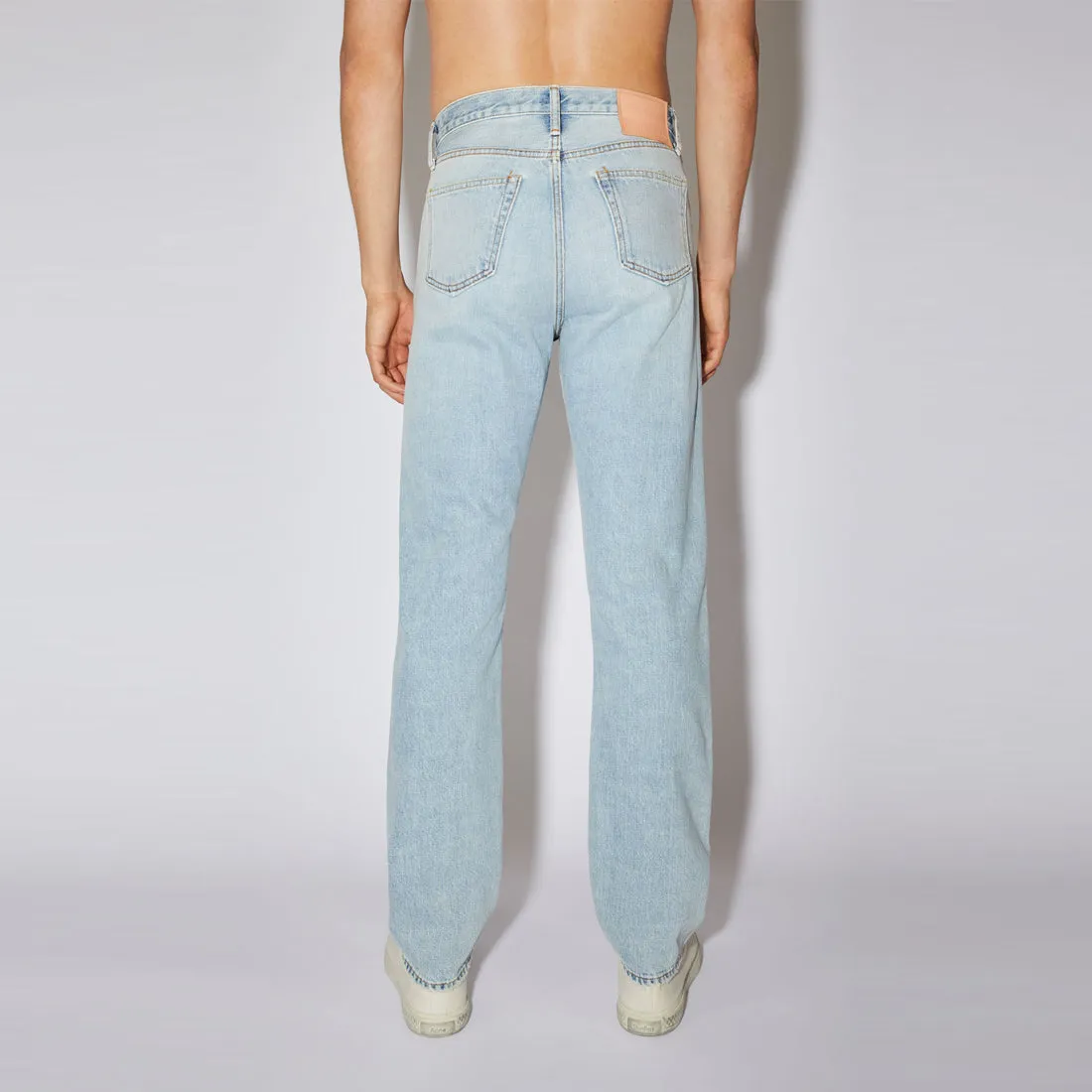 Acne Studios 1996 Framed Blue Straight Fit Jeans Light Blue