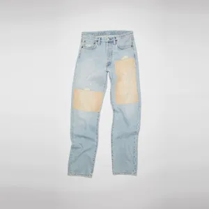 Acne Studios 1996 Framed Blue Straight Fit Jeans Light Blue