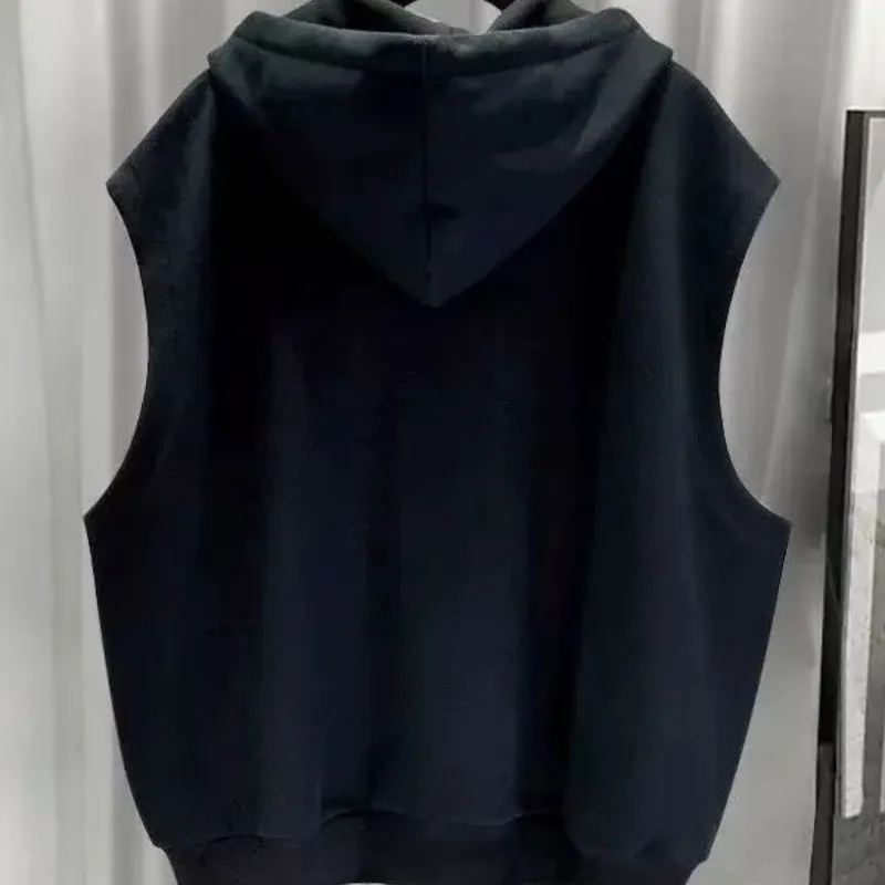 Advbridge Hong Kong-style hooding vest men's Outlook cool trend zipper put on this cool sleepy Nashie