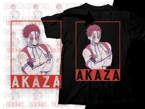 Akaza Anime Art Graphic Png Digital Download