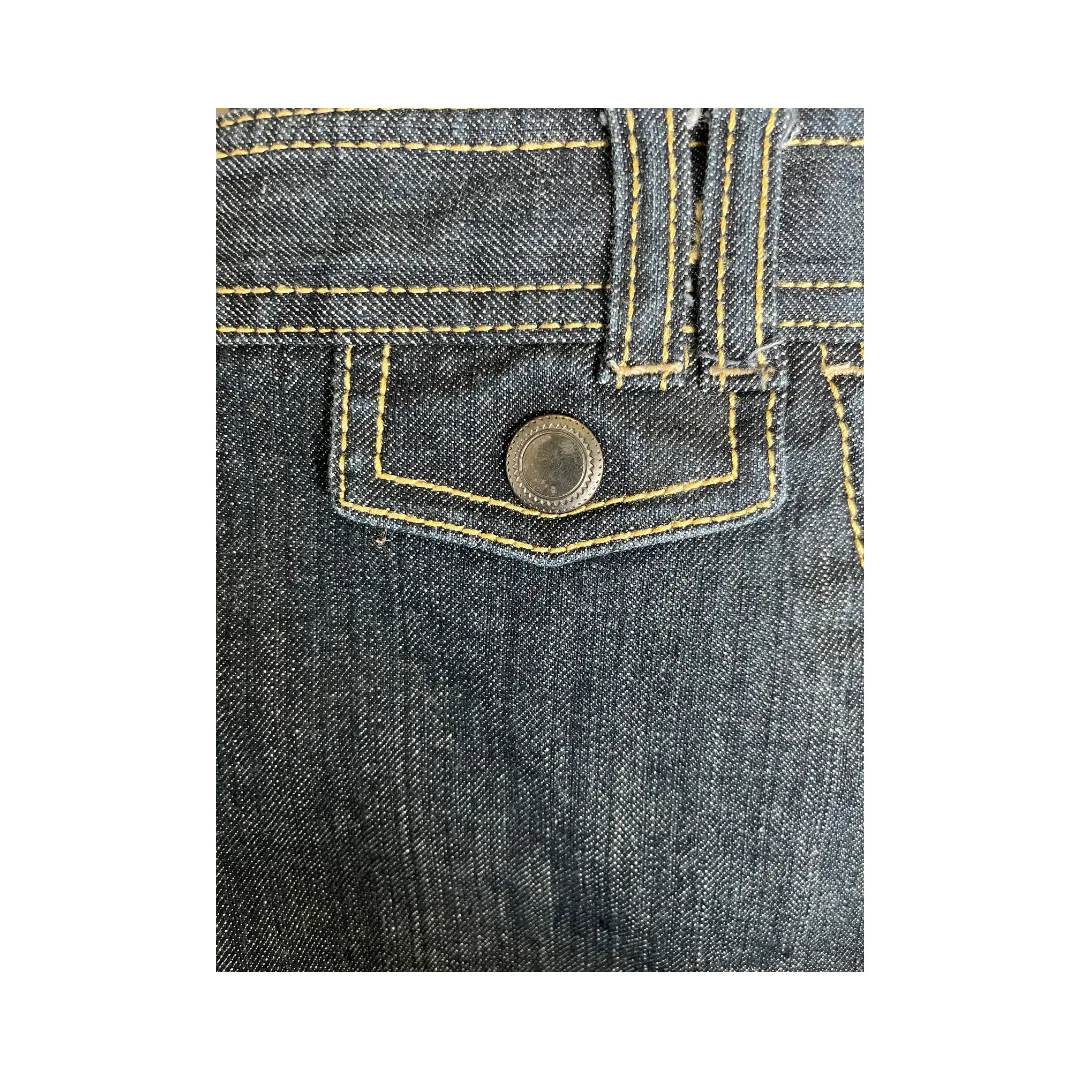 Ann Taylor Denim Jeans Bell Bottoms Dark Blue Size 6 SKU 000032