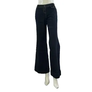 Ann Taylor Denim Jeans Bell Bottoms Dark Blue Size 6 SKU 000032
