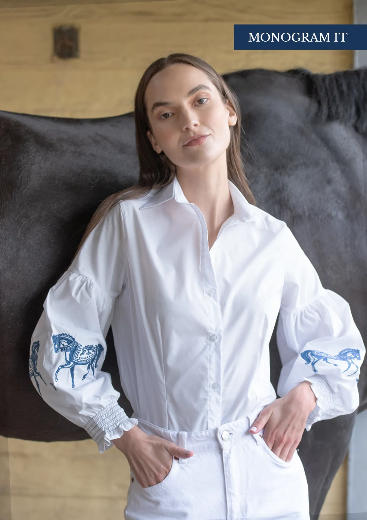 Annie Shirt Embroidered