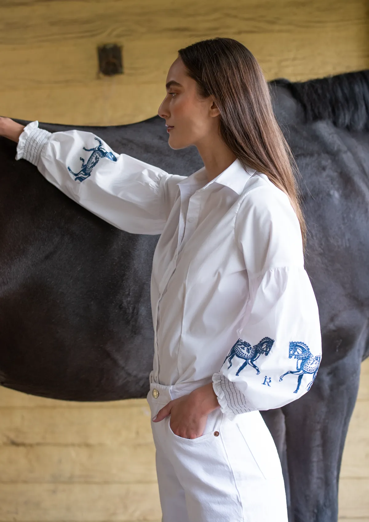 Annie Shirt Embroidered