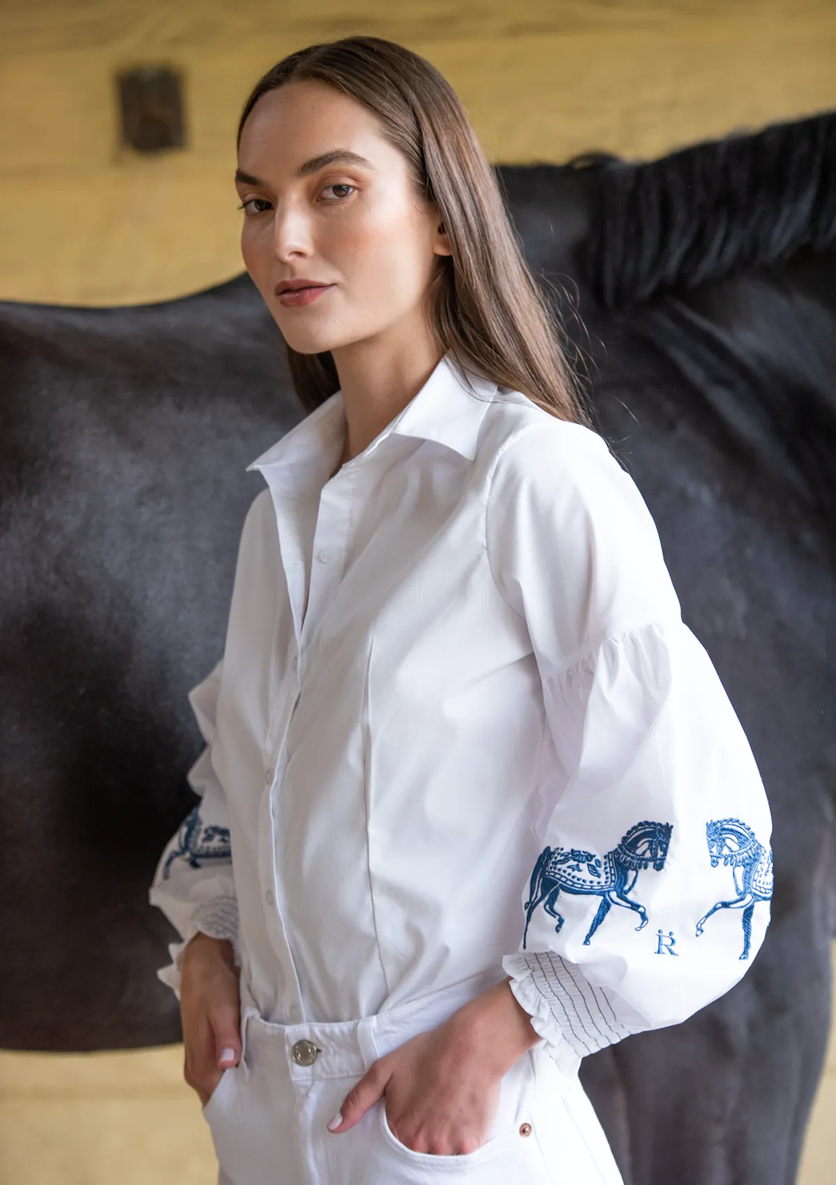 Annie Shirt Embroidered