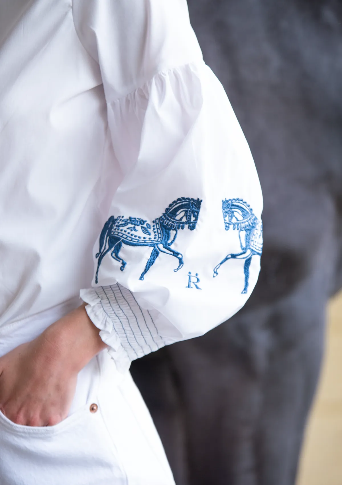Annie Shirt Embroidered