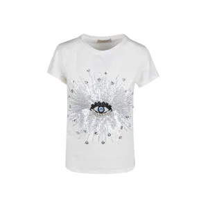 Astrid  Women's Light Knit Top  White