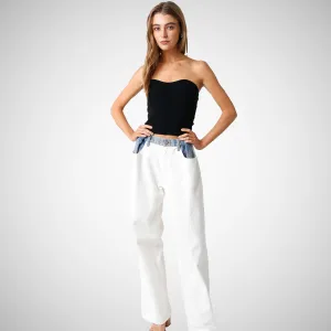 Ava Contrast Denim Jeans