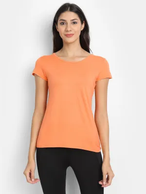 Bamboology Trends Bamboo Fabric Half Sleeves T-Shirt | Papaya