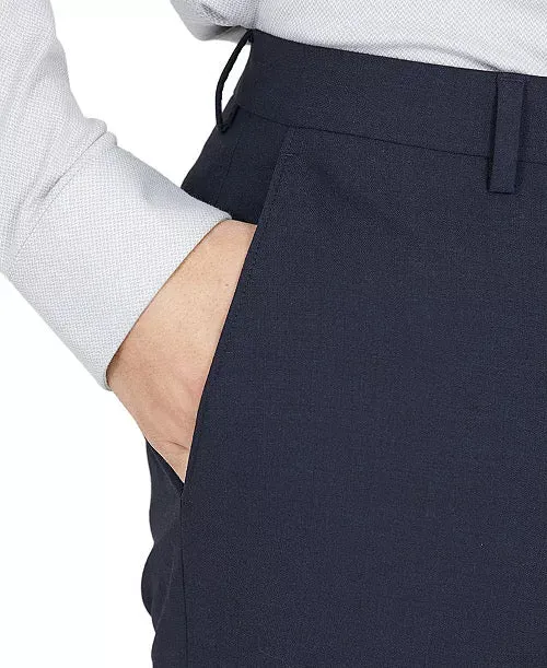 Bar Iii Mens Slim fit Dress Pants 30 / 32 Blue Solid
