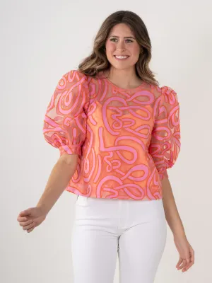 Bella Top - Joy/Coral