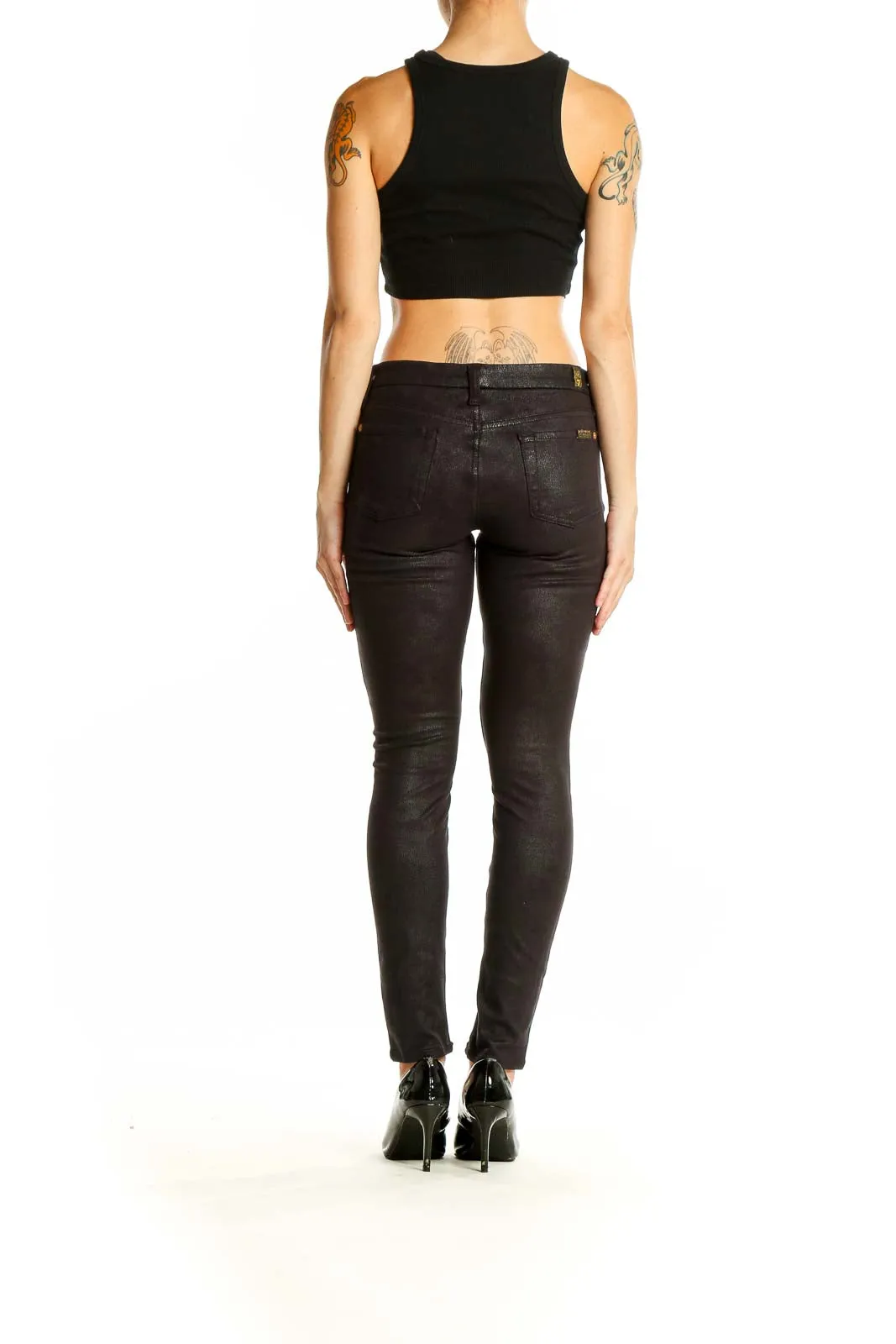 Black Sleek Skinny Pants