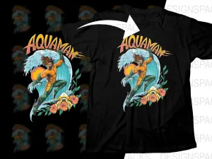 Bold Aquaman Graphic Adventure Png Digital Download