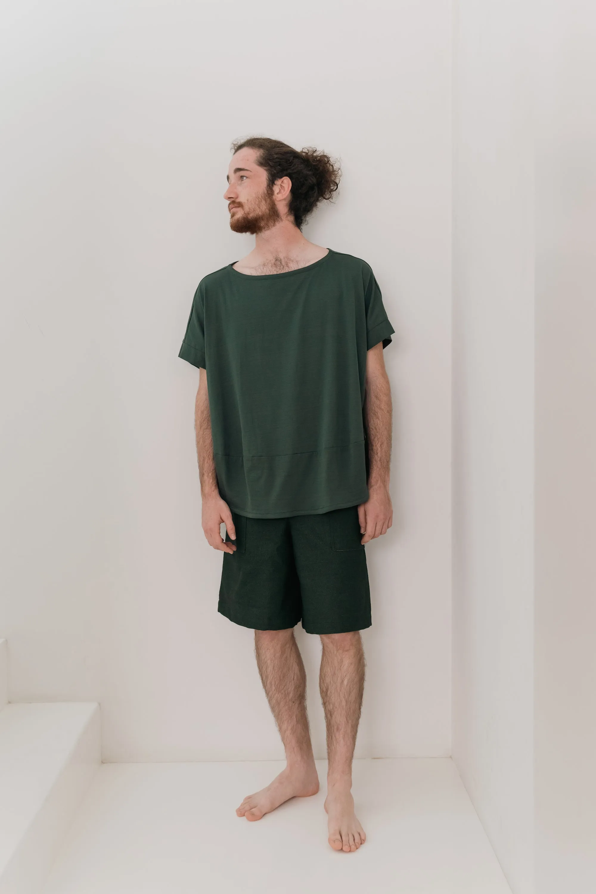 Boxy Blouse in Green