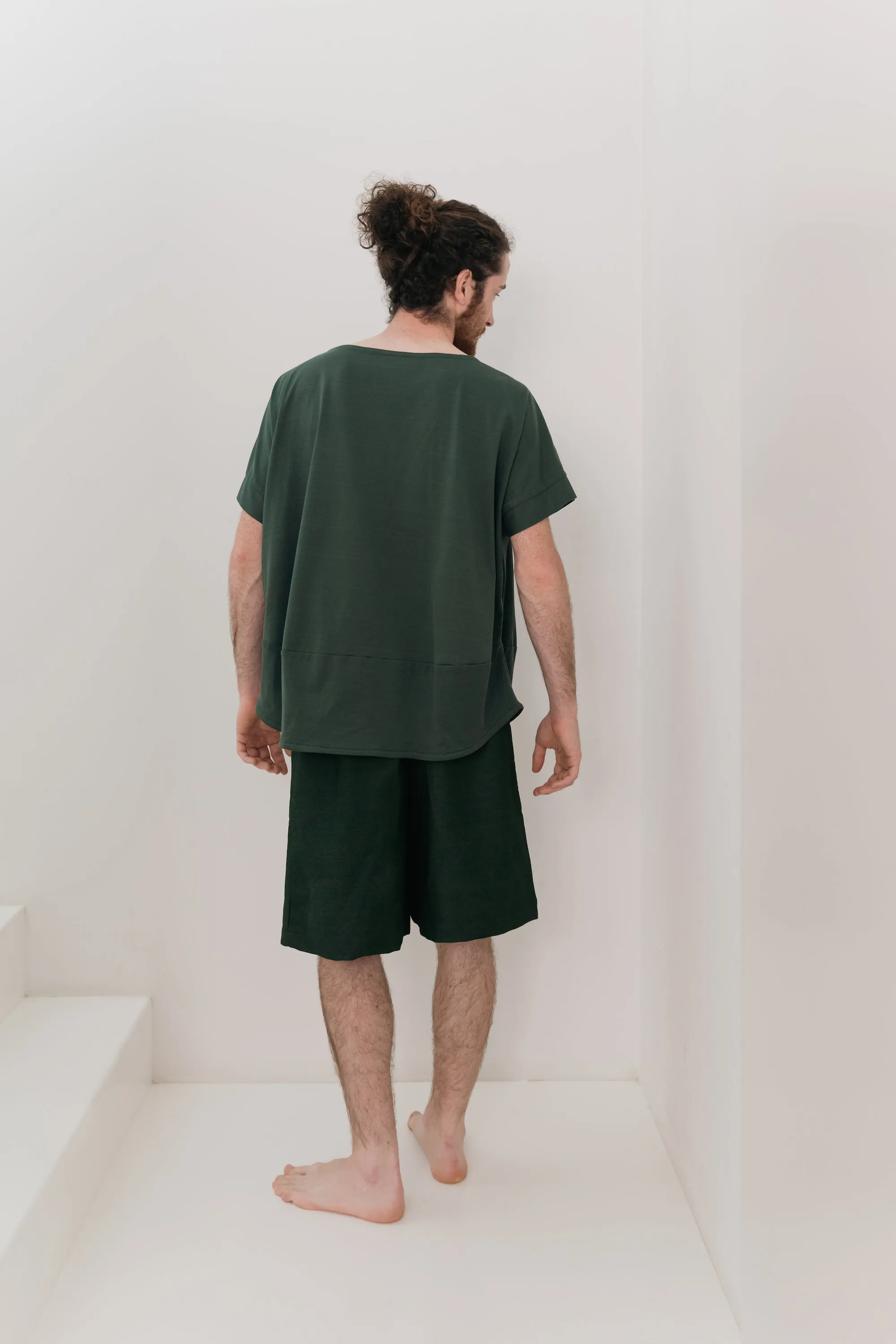 Boxy Blouse in Green