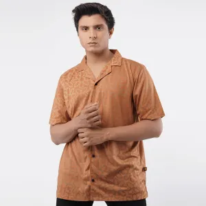 BROWN PATTERN Men Hawaiin Shirts