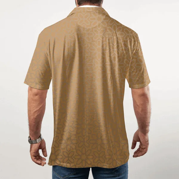 BROWN PATTERN Men Hawaiin Shirts