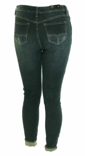 Buffalo David Bitton Women's Curvy Fit Skinny Leg Medium Wash Jeans Size 30