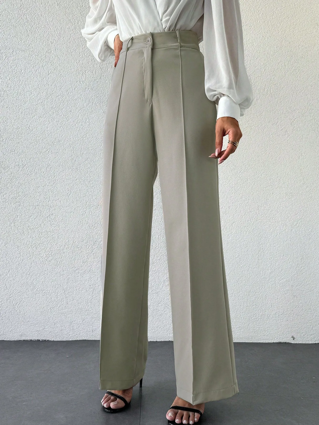Business Casual Straight Leg Pants