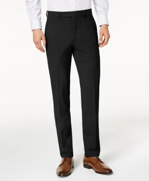 Calvin Klein Mens Skinny fit Dress Pants 32 / 29 Black Solid