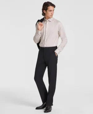 Calvin Klein Mens Slim fit Dress Pants Pants 35 / 32 Black Solid Stretch