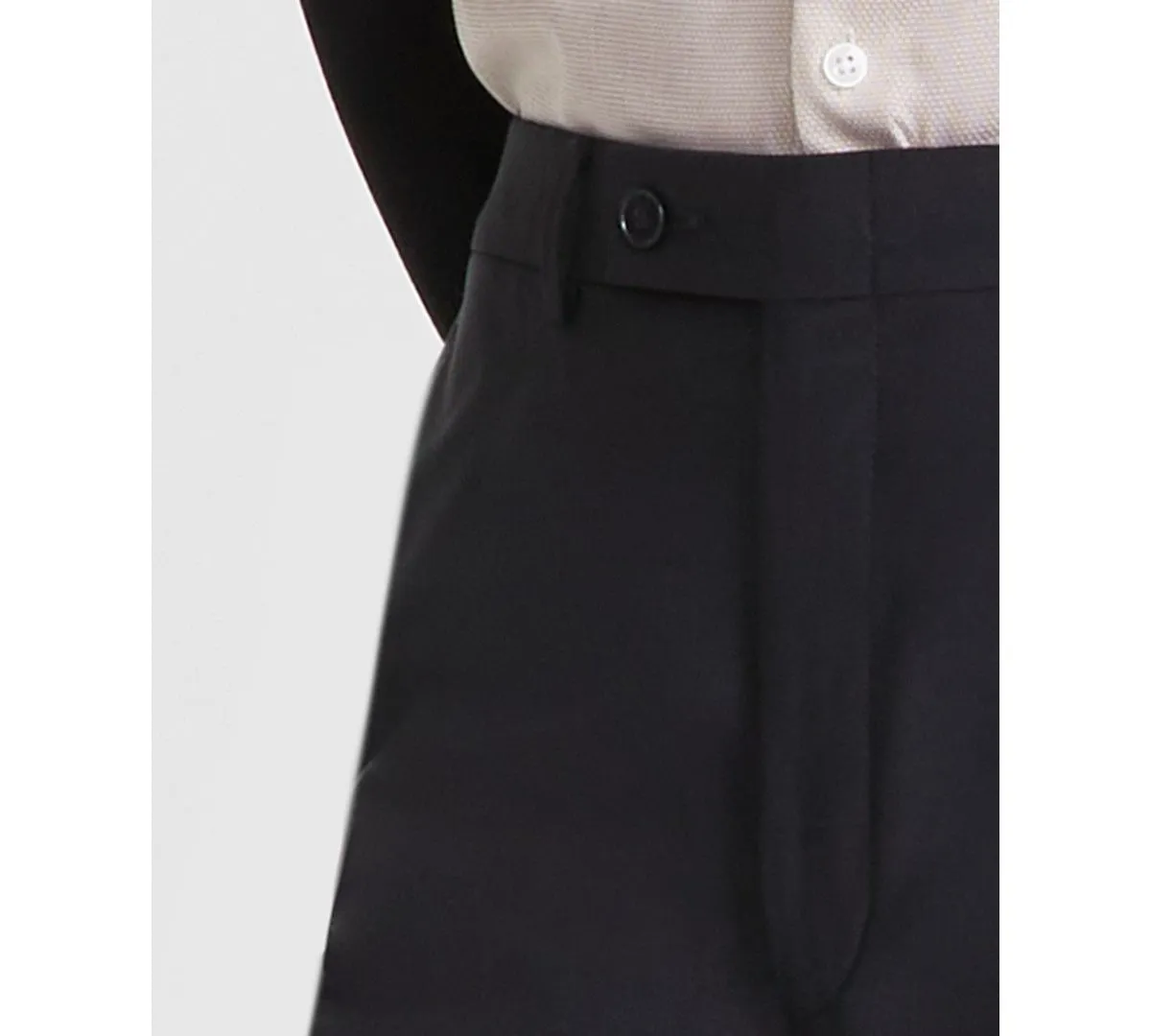 Calvin Klein Mens Slim fit Dress Pants Pants 35 / 32 Black Solid Stretch