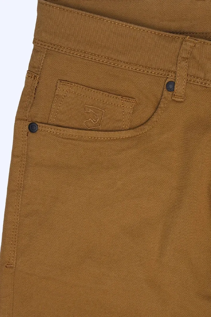 Camel Slim Fit 5 Pocket Pants