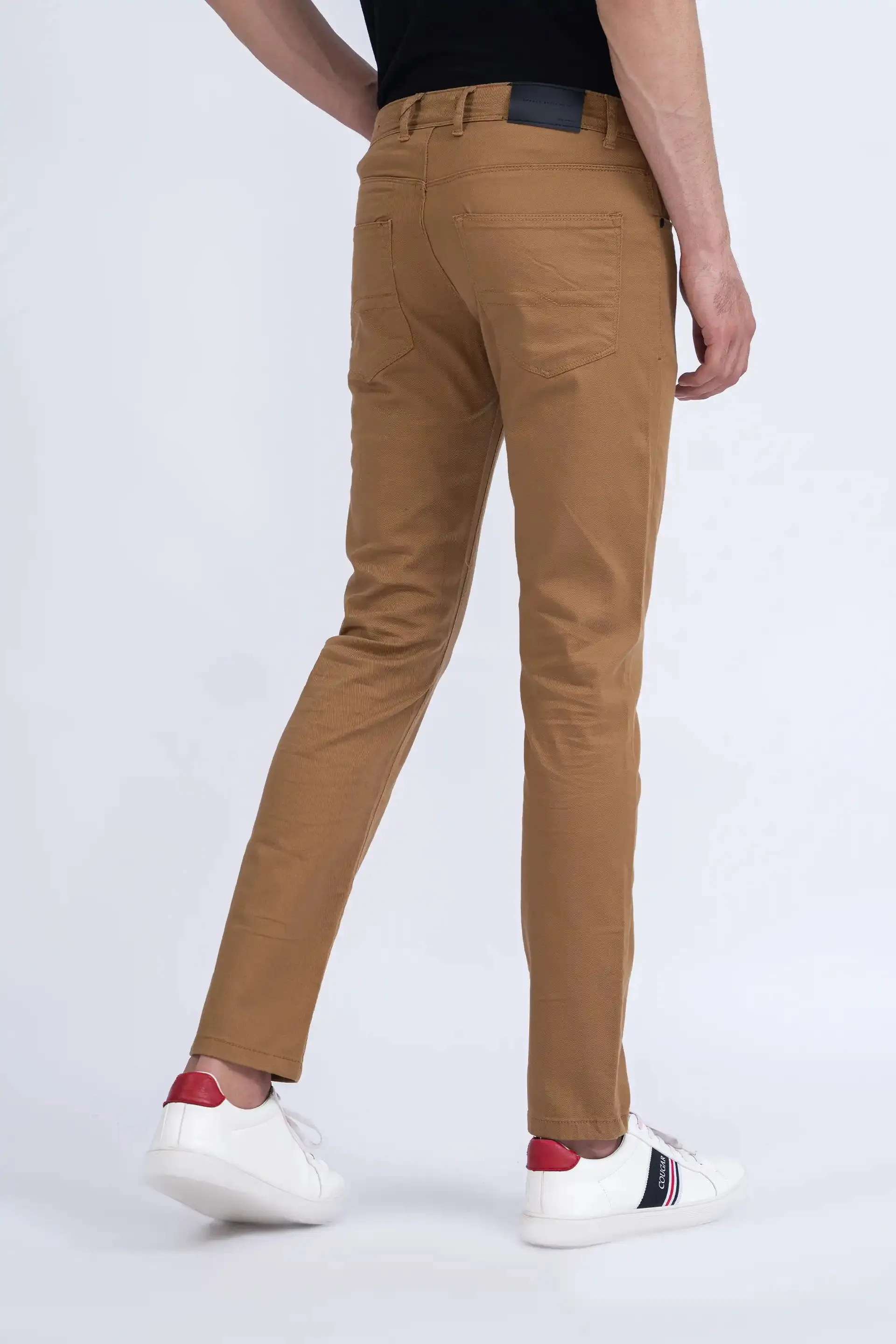 Camel Slim Fit 5 Pocket Pants
