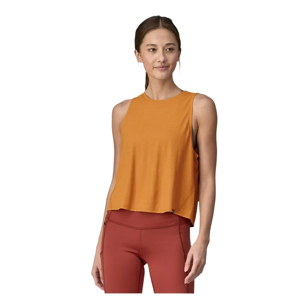 CAPILENE COOL TRAIL CROP - WOMEN'S TANK TOPS