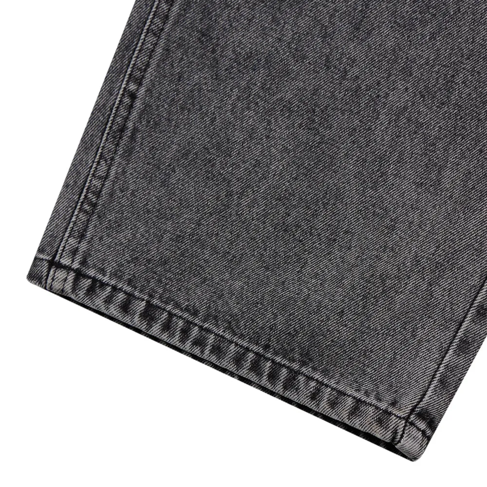 CARPENTER LOOSEFIT DENIM PANTS STONE BLACK