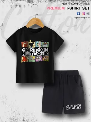 Cartoon Network Printed 6 Month To 6 Year Kids High Quality T-shirt Set