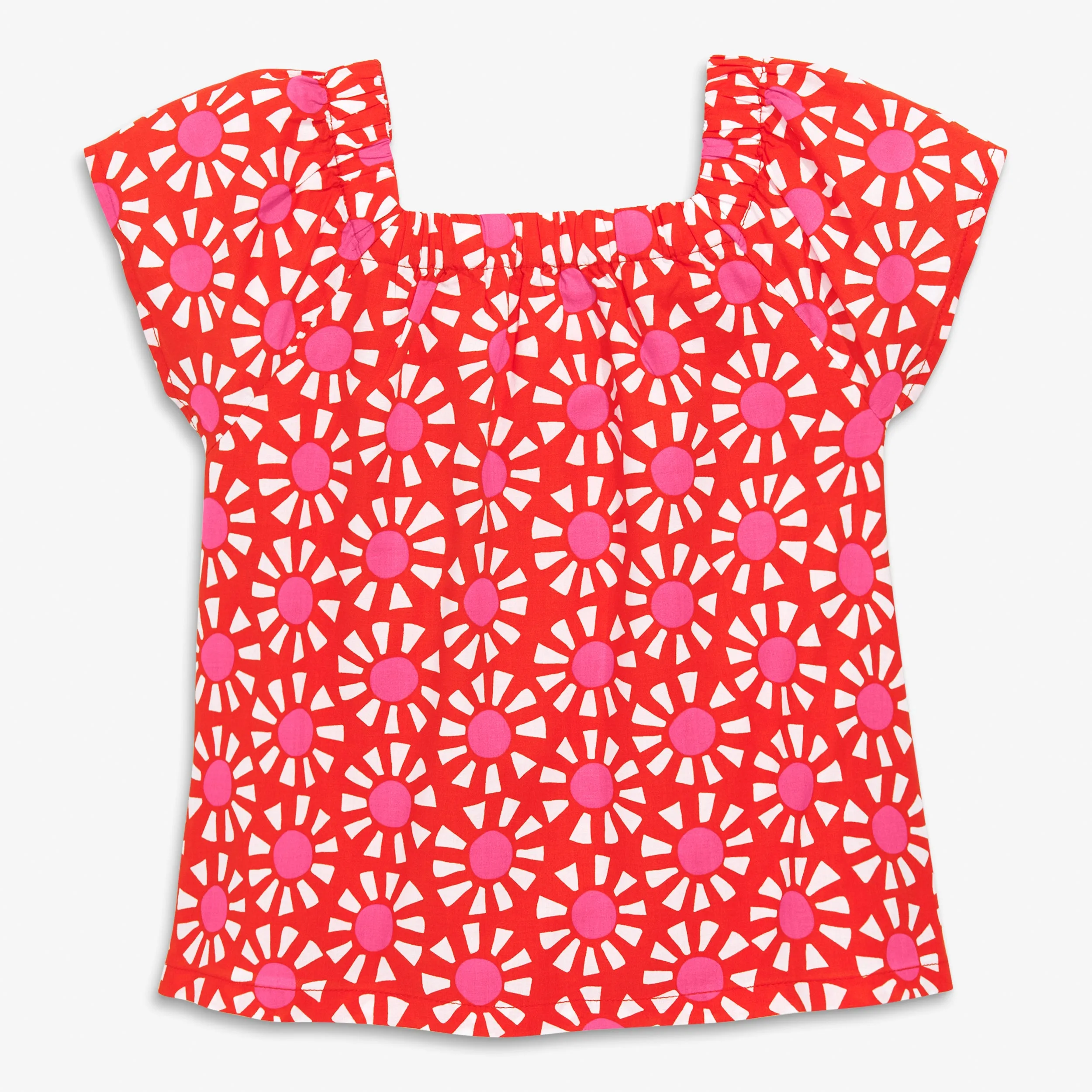 Clearance picnic top in cutout suns