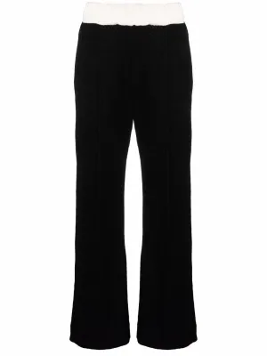 contrast waistband track pants