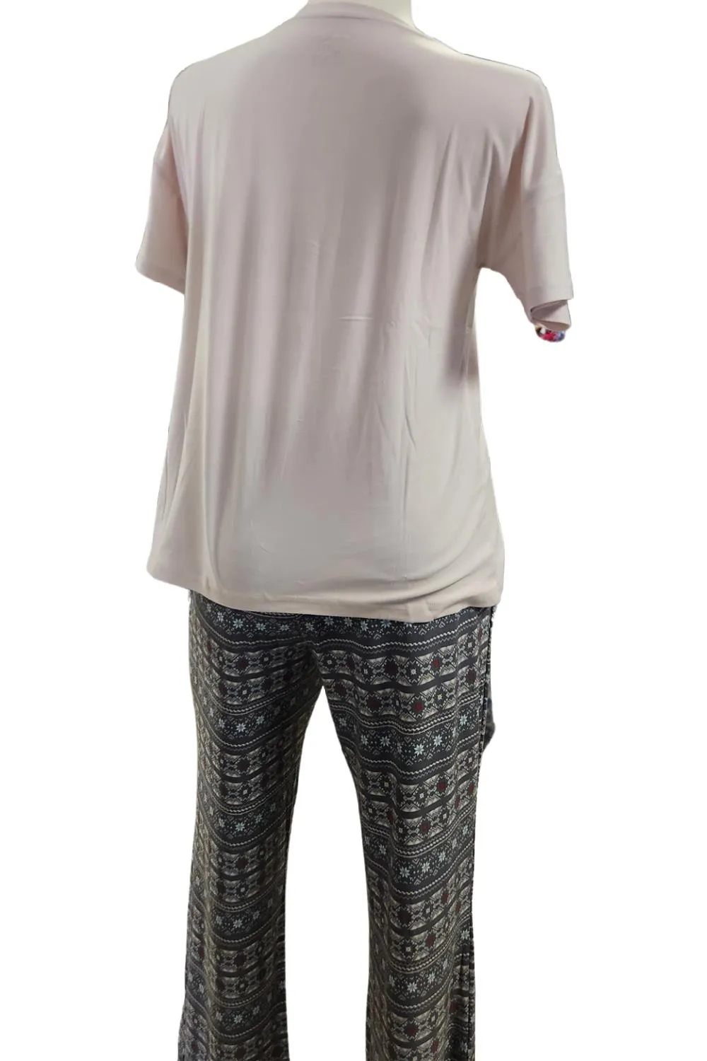 Cool Girl Just Being Me Short Sleeve Top, Beige (C124103)