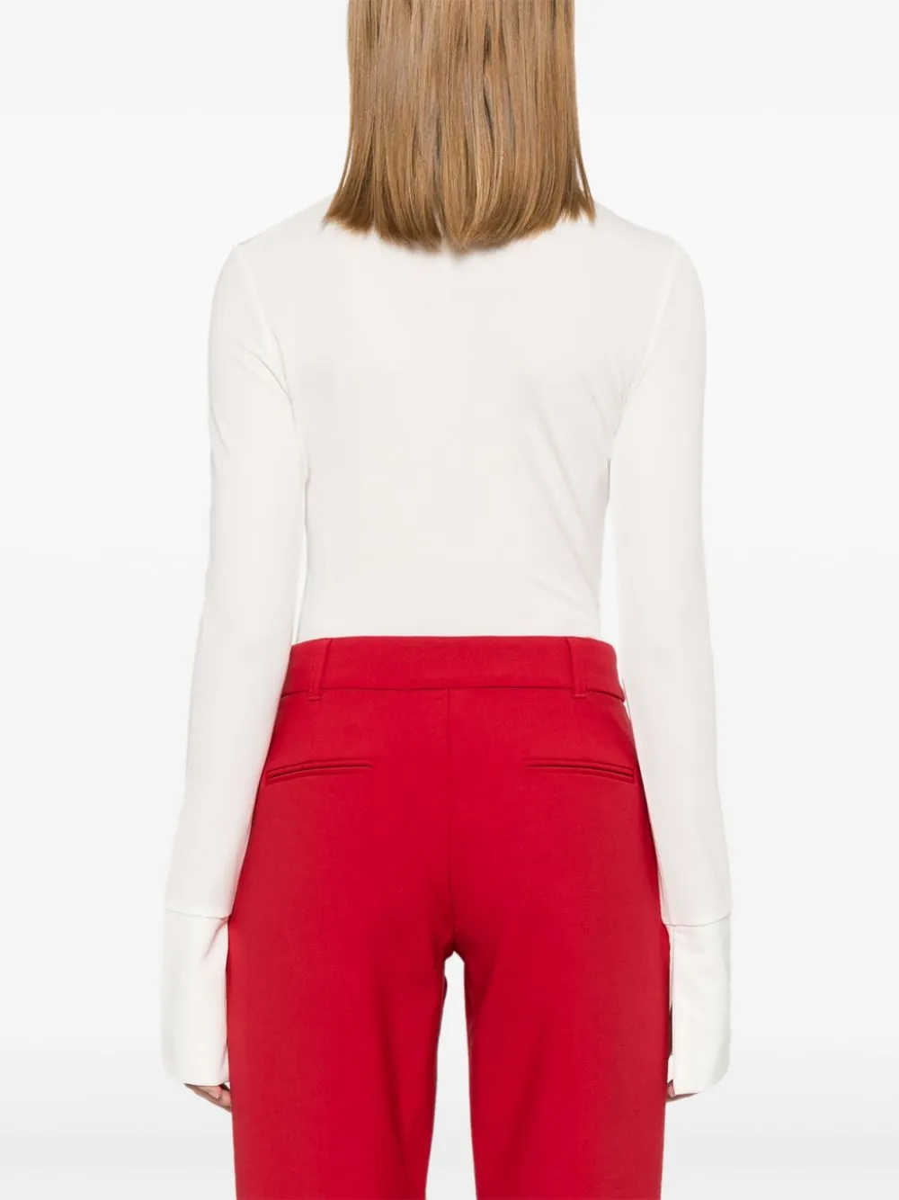 crepe jersey bodysuit