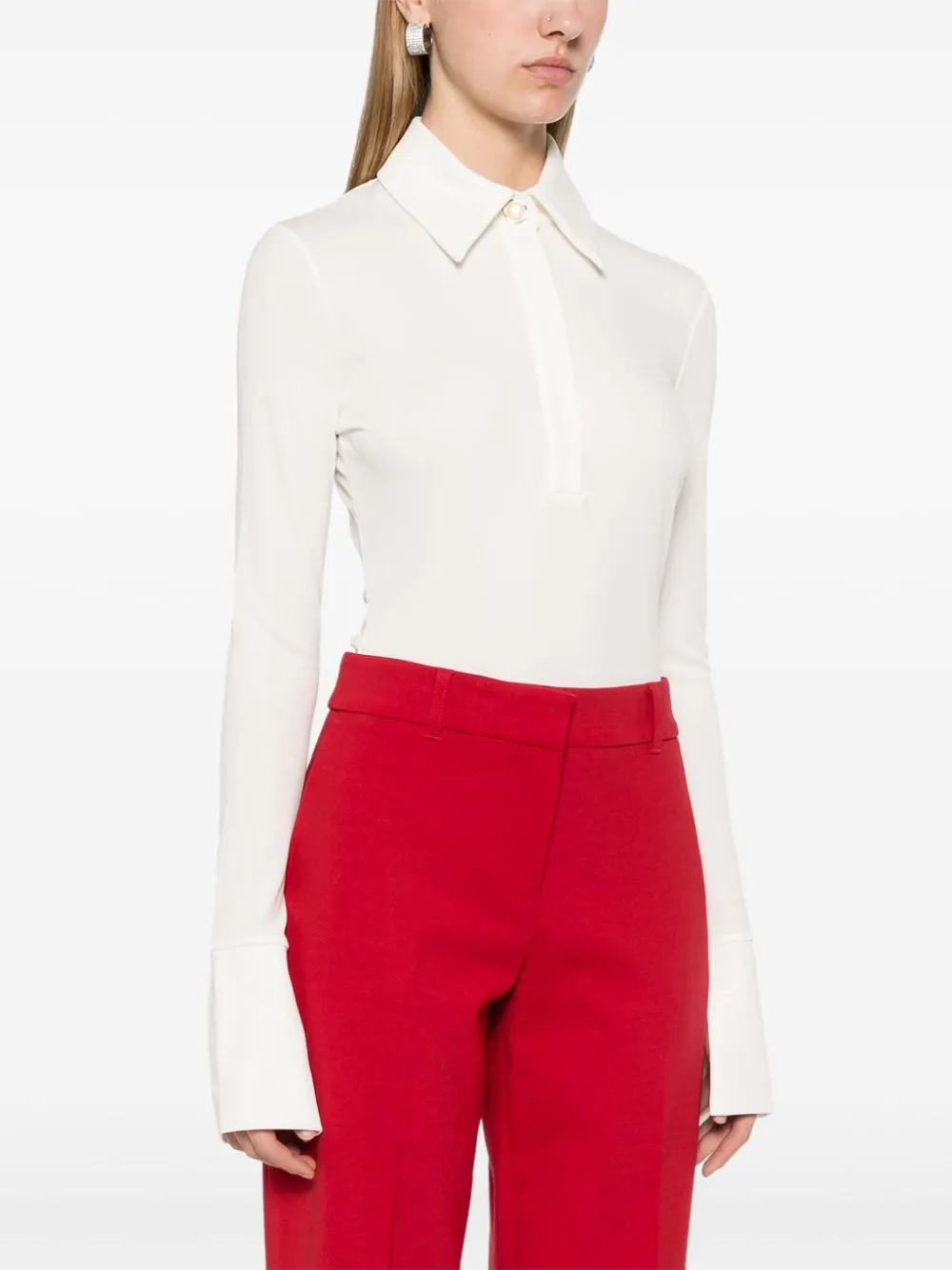 crepe jersey bodysuit
