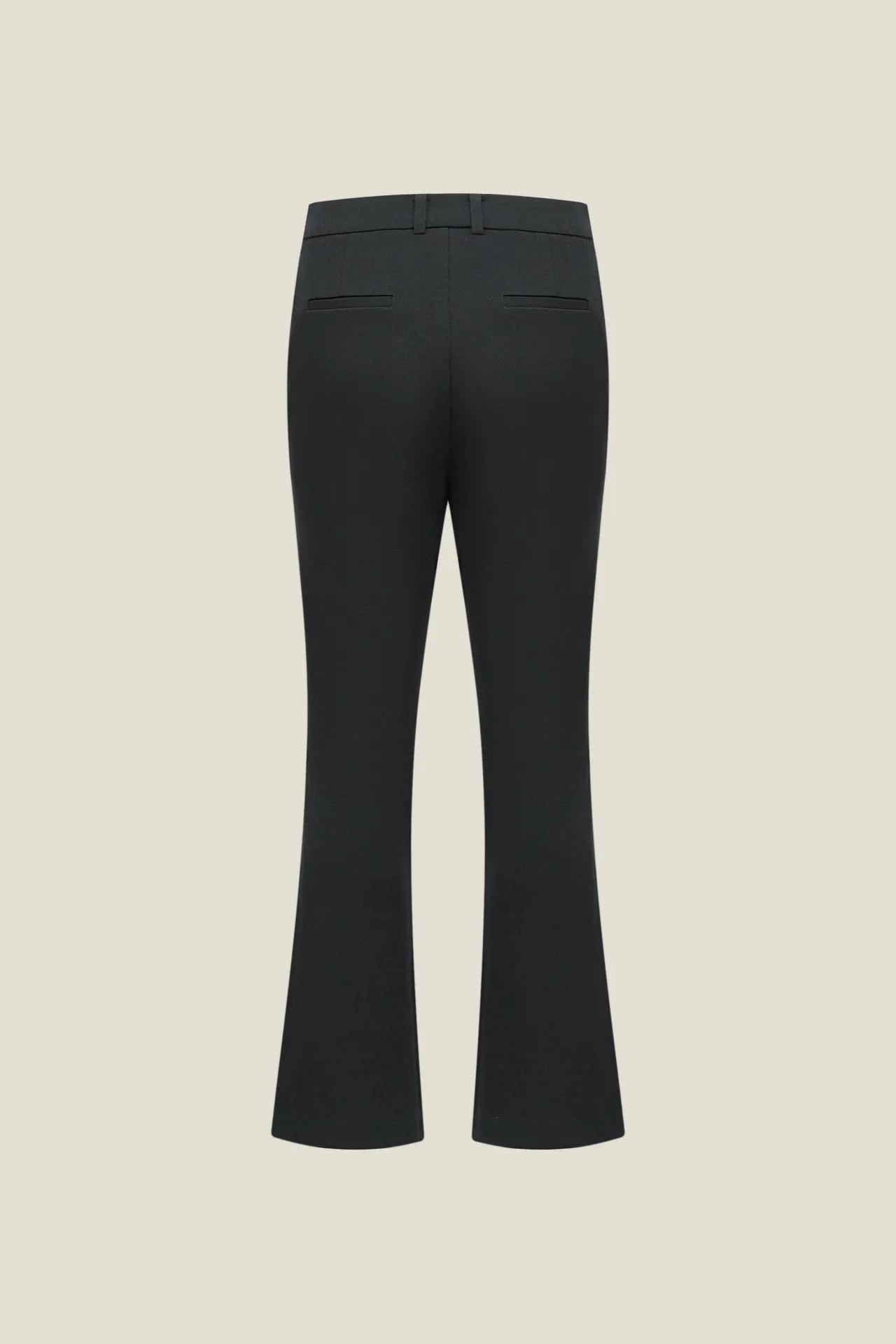 Crepe Knit Ankle Slim Boot Casual Pants
