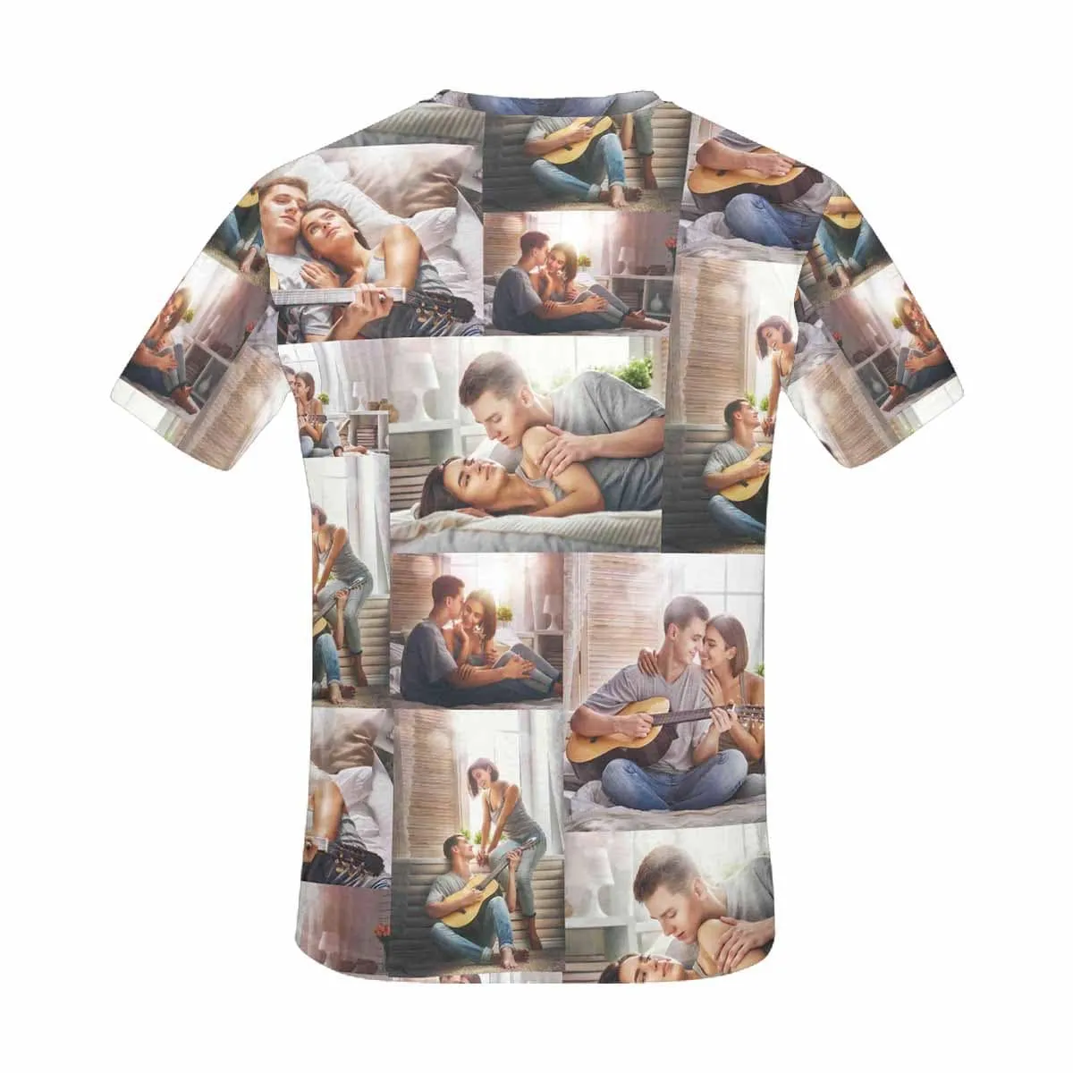 Custom Photo T-shirt Women's All Over Print T-shirt The Memories Tee For Female